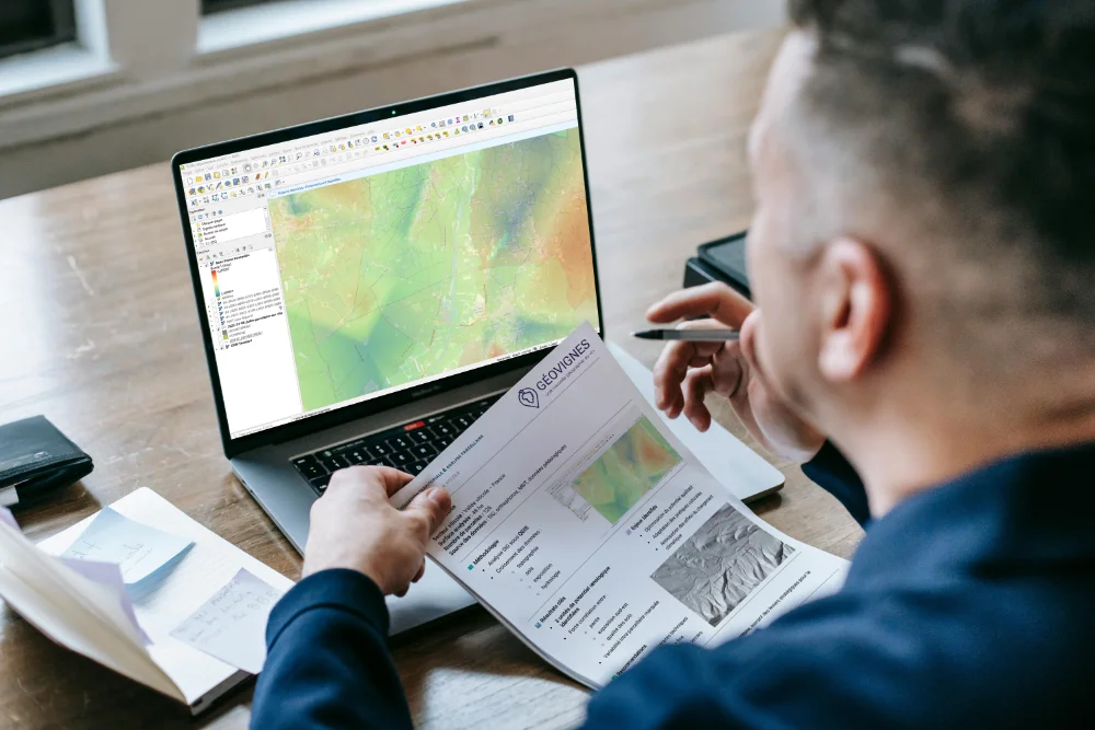 Cartographie viticole sous QGIS pour l’analyse d’un territoire à Séguret